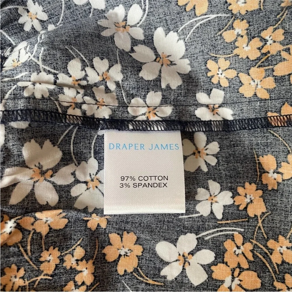 Draper James Lucinda Popover Dress in Fall Field Flowers - Picture 4 of 9